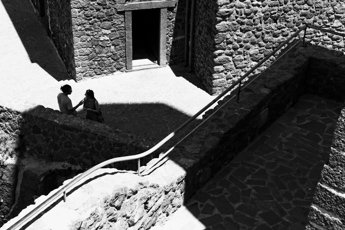 Black and White | Street Photography | Italy | Talking